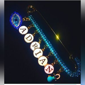 🧿🪬EVIL EYE PROTECTION 8 charm custom pin place on stroller, car etc baby gift…